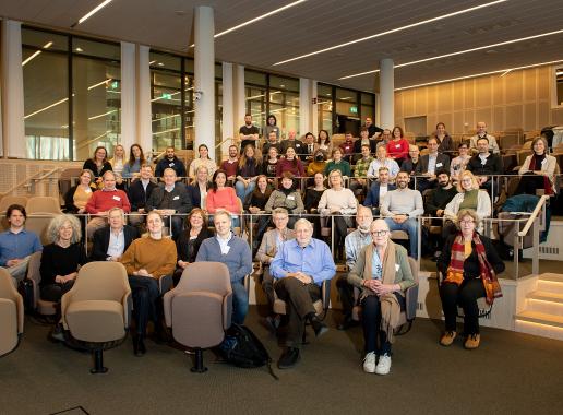 Equal-Life consortium group in a lecture hall in April 2023